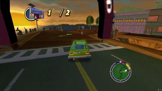 The Simpsons Hit & Run Миссия #1 Королева Идиотской Гонки #Лиза