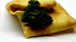 Блины с сыром и курицей