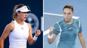 24.04.2025. Диан Парри - Анна Калинская.  WTA 1000 Madrid. Diane Parry - Anna Kalinskaya