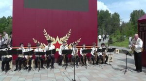 Мероприятия к 80-летию Победы в Пятигорске с участием оркестра Золотой Саксофон руководитель Силюков