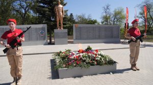 Эстафету Вечного огня приняла Ст. Приазовская.