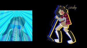 Счастливые лица Декарта/Декарт оценивает персонажей фнф(оригинал)