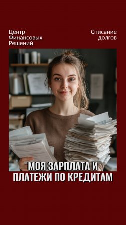 Моя зарплата и платежи по кредитам