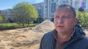 На Кирова в Керчи благоустраивают двор