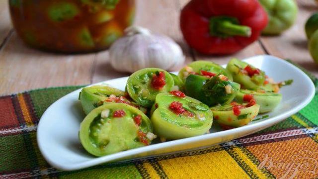 Маринованные зеленые помидоры