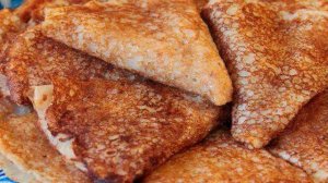 Постные дрожжевые блины на манке