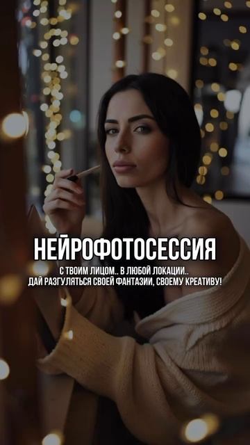 Нейрофотосессия | ИИ фото | фотосессия будущего - сегод