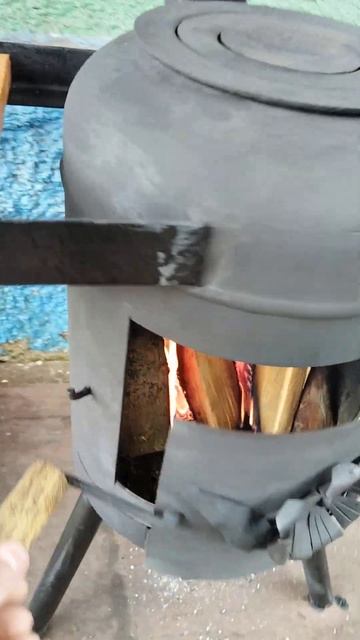 Печь с конфорками 🔥👨🏭#печь смотреть онлайн