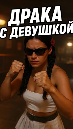 Драка с Девушкой 😳