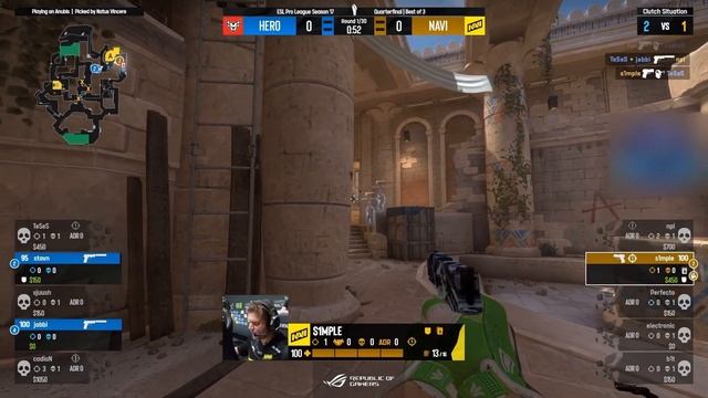 ТОП 1 МИРА В ДЕЛЕ. КЛАТЧ СИМПЛА 1x3 ПРОТИВ ХЕРОИК смотреть онлайн