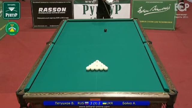 Владимир Петушков - Александр Бойко  Русский Бильярд