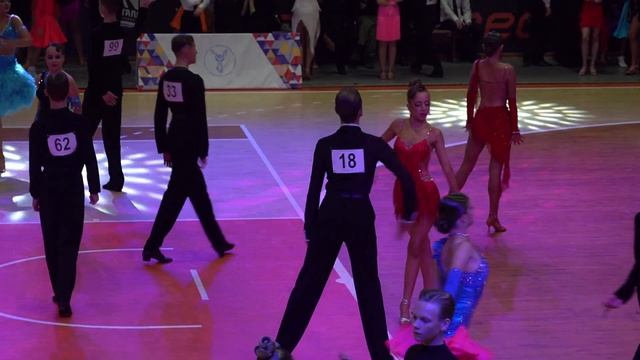 НЕВСКАЯ ОСЕНЬ 25.11.23, бальные танца Ю2, Латина, Любовь Маслюк Иван Букарев смотреть онлайн