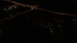 Посадка самолеты в Москве. Аэропорт Внуково. Moscow. Landing a