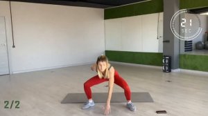 Мощная интенсивная тренировка на все тело. FULL BODY. Сжигаем максимум калорий. TABATA. 20 мин.