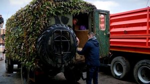 Очередная партия груза ушла на фронт