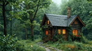 Пение птиц под шум дождя (без рекламы)