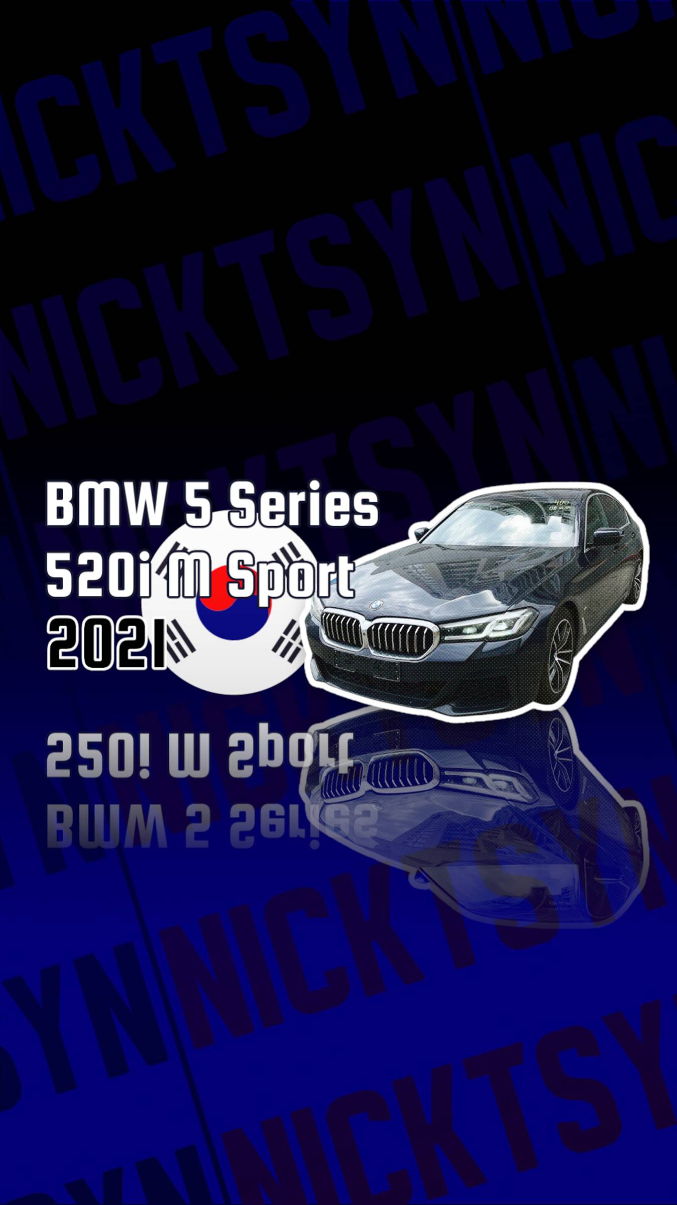 BMW 5 Series 520i M Sport 2021 из Кореи