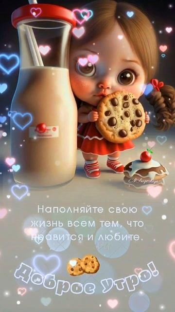 Доброе утро! Открытка хорошего дня и прекрасного настроения 🥰