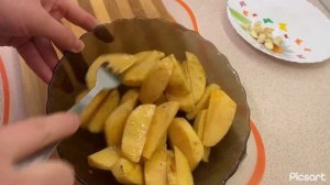 Картошка по-деревенски в микроволновке рецепт за 16 ми?