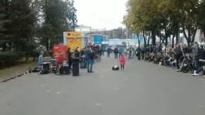 Выступление уличных артистов на ВДНХ