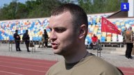 В Мелитополе силовики пробежали 1418 метров в честь 80-летия Победы