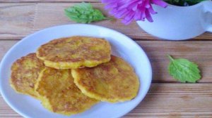 Тыквенно-яблочные оладушки