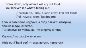 Разбор текста песни Unstoppable (SIA)