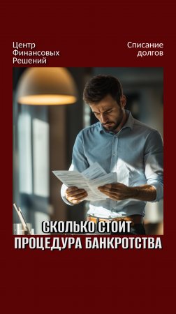 Сколько стоит процедура банкротства?