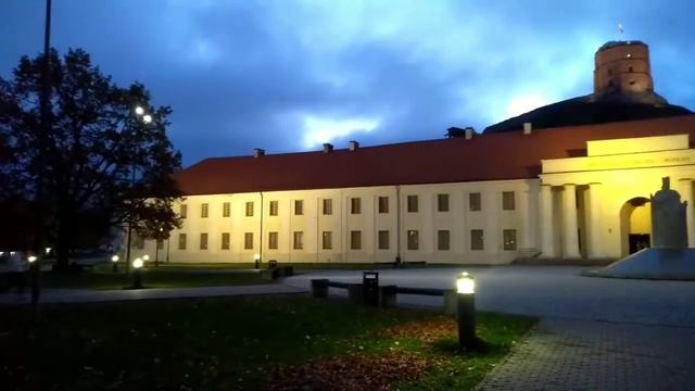 Вильнюс утром. Город просыпается.
