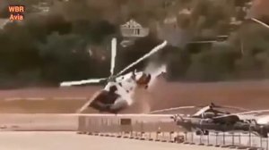 Ми-8 жуткая катастрофа вертолета при вынужденной поса?