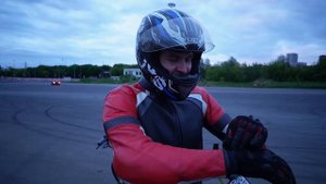 Тестируем самодельный тренажер для езды на заднем кол