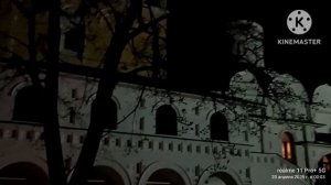 Крестный ход на Пасху в Свято-Благовещенском Киржачском монастыре.