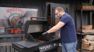 Смэш Бургер на газовом гриле prime liner