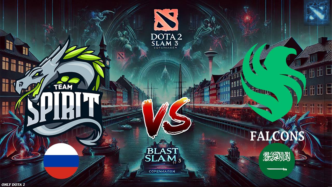 МОЩНАЯ И ОЧЕНЬ РОВНАЯ ИГРА | Spirit vs Falcons (BO1) BLAST Slam #3
