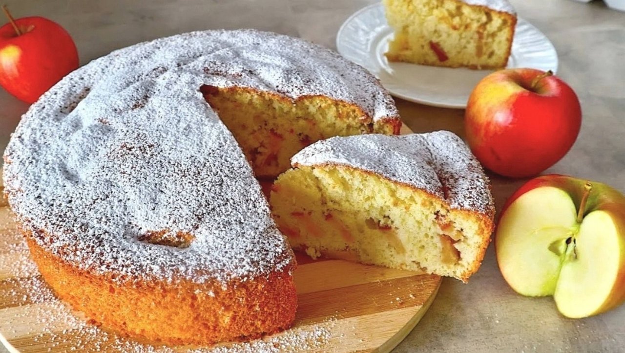 ШАРЛОТКА С ЯБЛОКАМИ рецепт