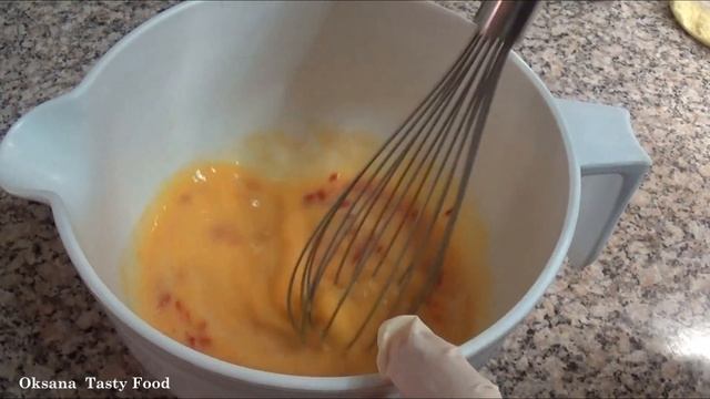 Красивый омлет в духовке Omelette in the oven
