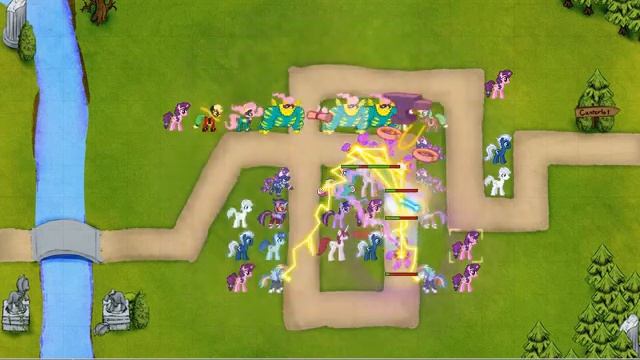 Pony Siege Canterlot 4, map 10 / Пони Осада Кантерлота 4, карта 10. (NORMAL)