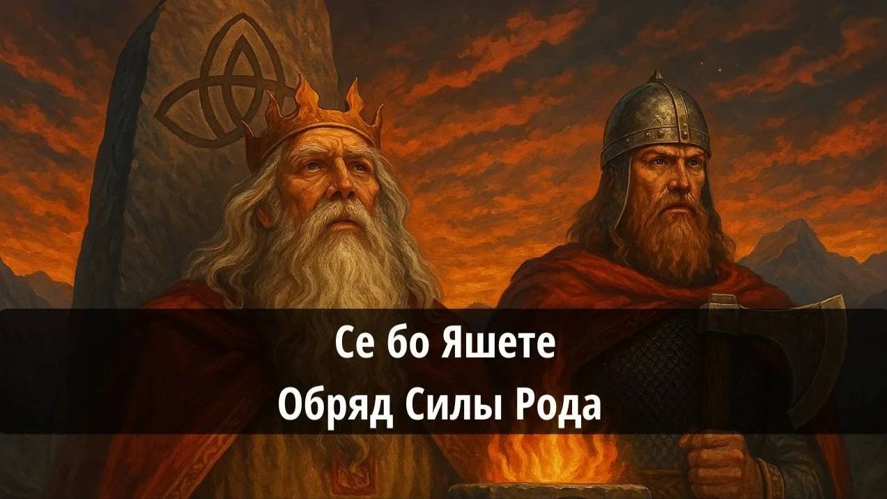 Обряд Силы Рода: Се бо Яшете | Славянская Мантра Сварогу, Перуну и Триглаву