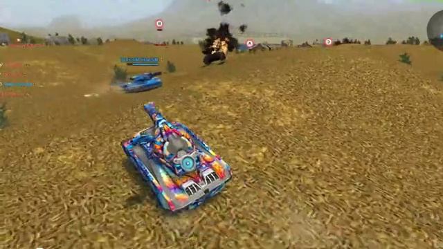 MTZ Horse tractor. #82 Браузерная WOT онлайн. Тараном взяли мамонта и заморозили его