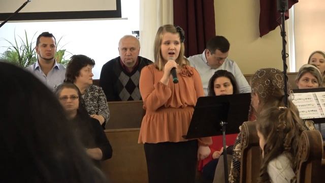 День Рiздва  - спiв Катерина Висоцька в гостях в церквi м. Стiвенс