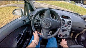 2012 OPEL CORSA D 69 HP - POV TEST DRIVE  Тест драйв авто от первого лица