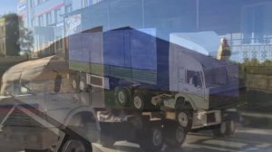 камаз 54115 из бумаги автор  NSShego (только ник его)