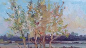 Этюд на берегу реки