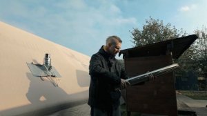 Печь Atomstove STOVETENT Камин большая. Надувная палатка. Inflatable