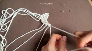 Звезда на ёлку  / Макраме / Новогодний декор своими рук?