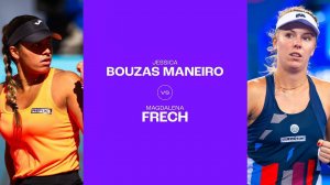 24.04.2025. Джессика Бузас Манейро - Магдалена Френх. WTA Madrid. Maneiro - Frech