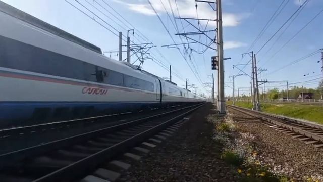 сапсан эвс1-05 летит 200км/ч смотреть онлайн