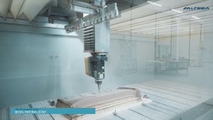 Производство карбоновых изделий на BIESSE MATERIA LD 2049