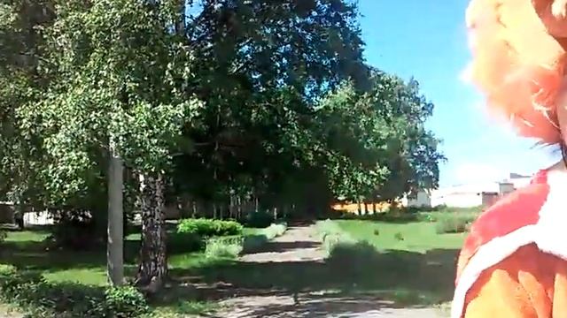 Часть праздника на завершении школьного лагеря