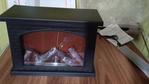 ДЕКОРАТИВНЫЙ КАМИН С ЭФФЕКТОМ ЖИВОГО ОГНЯ. Огонь в све